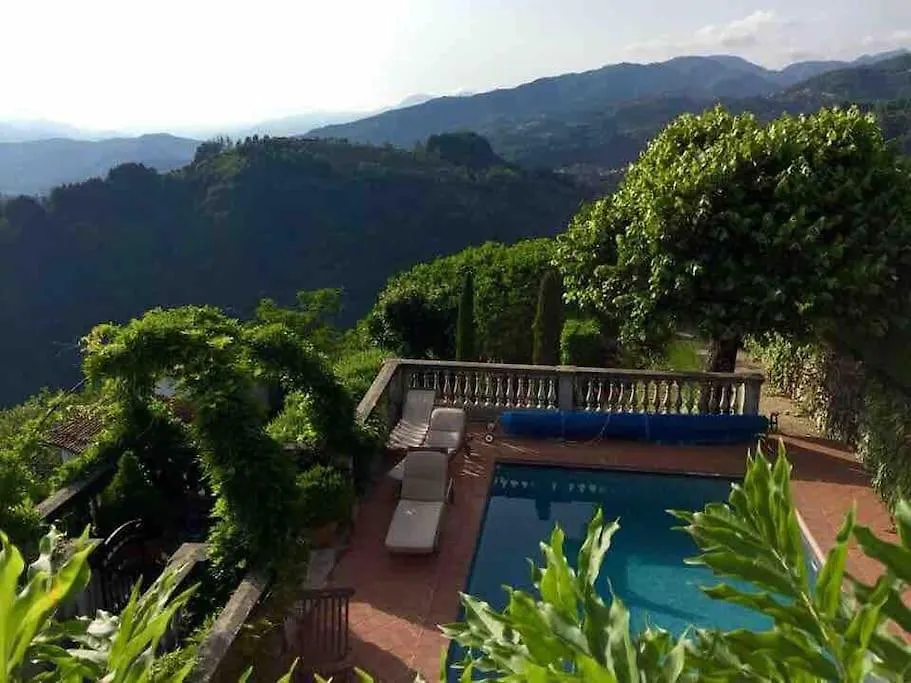 Villa Paradiso,Stunning Views Ac Heated Pool Coreglia Antelminelli